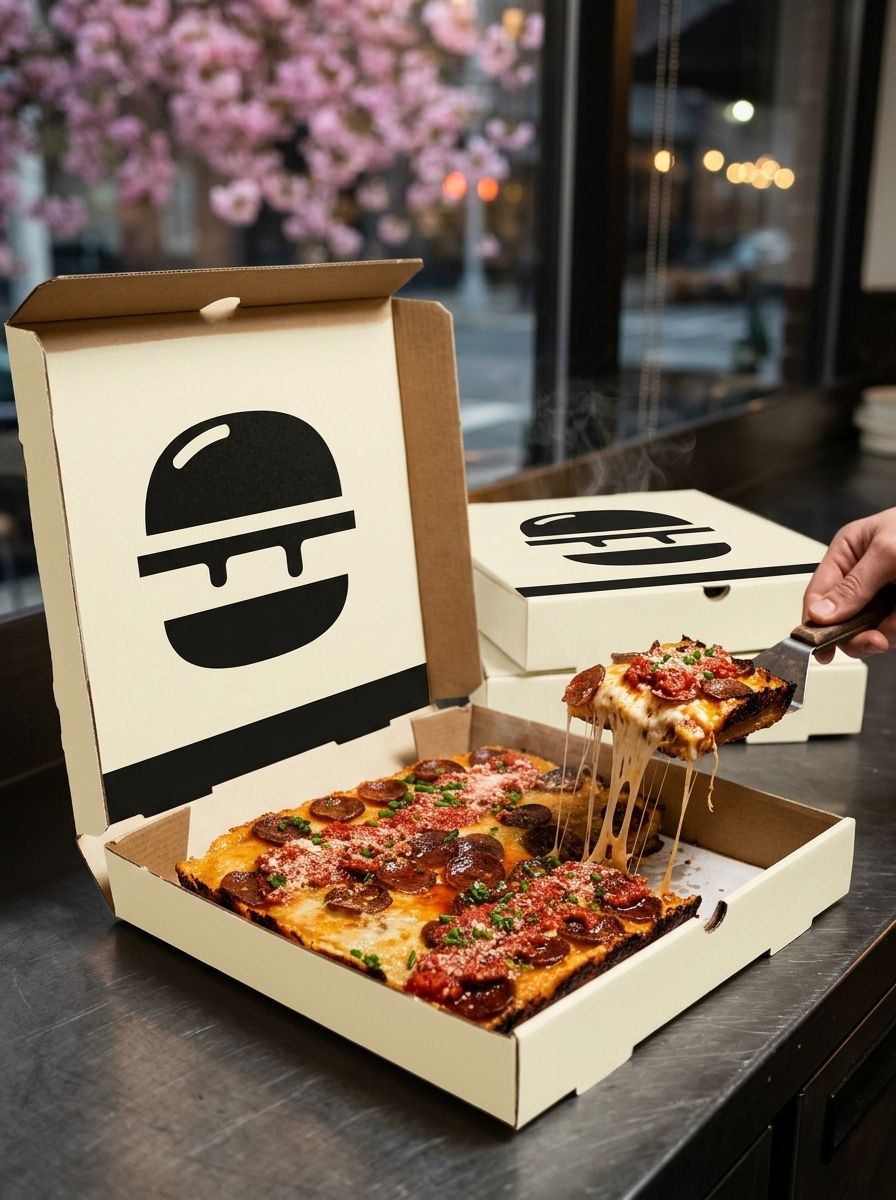 Caja de pizza MUNCHY
