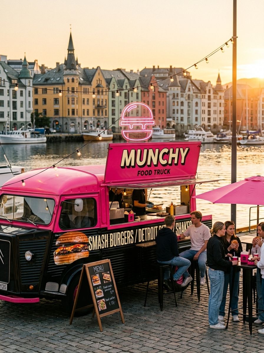 Food truck MUNCHY con terraza